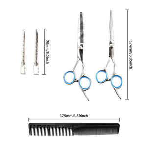 Juego de Tijeras de Peluquería Profesionales de Acero Inoxidable con Filo Afilado, Kit de Barbería de Fabricante Mayorista - Product Image 4