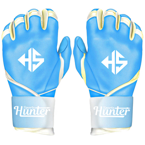 Gants de frappeur de baseball personnalisés pour hommes, paume en cuir respirant, logo personnalisé, gants d'équipe, vente en gros, OEM, ODM, gants de softball - Product Image 1