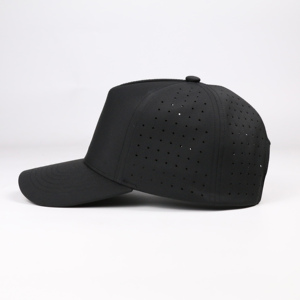 Breathable Perforated Athletic <b>Snapback</b> <b>Cap</b> Lightweight Performance Sports Baseball Hat Ventilated <b>Snapback</b> Training Headwear - Product Image 6