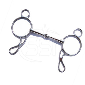 Premium Stainless Steel Horse <b>Gag</b> <b>Bit</b> Engineered for Strength Offering Dependable Performance in Riding Activities - Product Image 1