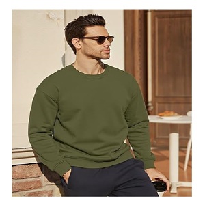 New available <b>top</b> quality Casual solid Sweatshirts Customized Design Fashionable Solid Color Stylish Sweatshirts For Men - Product Image 2