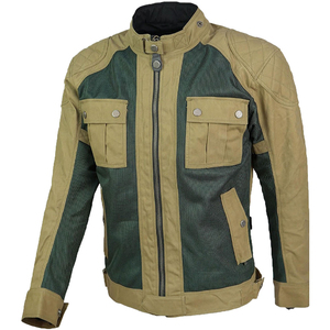 Blouson de moto pour homme, color-block, manches longues, respirant, en textile, pour toutes les saisons, style motard adulte - Product Image 1