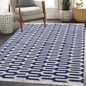 Alfombras de área de algodón reversibles ligeras inspiradas en minimalistas para dormitorios o esquinas de estudio, juego práctico y transpirable 012 - Product Image 1