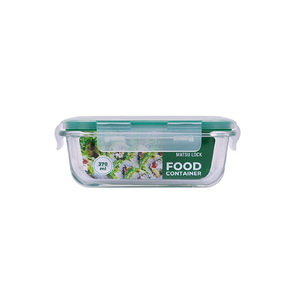 Borosilicate Glass Rectangle Flexible Crisper Box Bpa Free <b>Clear</b> Food <b>Containers</b> Lunch Box - Product Image 5