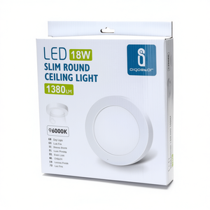 Luz LED Empotrable Ultrafina de 18W, LUZ FINA E6 Moderna, Temperatura de Color 6000K, Material de PC Resistente, Funciones Inteligentes para el Hogar - Product Image 2