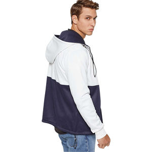 Sweat-shirts à capuche brodés pour hommes, style hip-hop, fermeture éclair intégrale, décontractés, style outdoor, 100% coton, respirants, écologiques, disponibles dans toutes les couleurs - Product Image 2