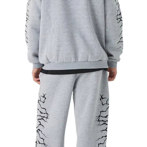 Servicios OEM al por Mayor, Ropa Deportiva Casual de Invierno de Alta Calidad con Capucha, Logotipo Personalizado, Lavado Ácido, Tallas Grandes, 100% Algodón - Product Image 5