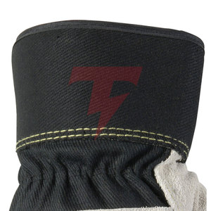 Nouveaux gants de travail en cuir de haute qualité, design personnalisé, avec protection anti-chaleur et anti-coupure, manchette de sécurité - Vente en gros - Product Image 3