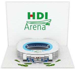 Tarjeta de Felicitación Pop-Up 3D HDI Arena, Impresión Digital, Papel con Barnizado Mate, Tarjeta de Regalo - Product Image 1