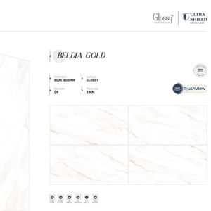 Carreaux de porcelaine brillants de qualité supérieure pour l'exportation, dimensions 800x1600, 1200x1800, 750x1500 mm, grandes dalles pour maison, hôtel, centre commercial, bureau - Product Image 1