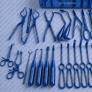 Ensemble d'instruments professionnels pour la chirurgie orthognathique maxillo-faciale avec boîte, en acier inoxydable, pour la chirurgie orale et maxillo-faciale, certifié CE - Product Image 4
