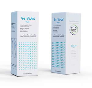 ไส้กรองฝักบัว Bevita PURE แบบมีแร่ธาตุ ปลอดสารพิษ พร้อมเม็ดแร่ธาตุต้านเชื้อแบคทีเรีย กำจัดคลอรีนและสิ่งสกปรก ปราศจากสาร BPA - Product Image 2