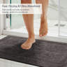 Tapis de bain réversible en coton biologique, style classique moderne personnalisé, ultra-épais et super absorbant, lavable, séchage rapide - Product Image 4