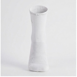 Crew <b>Socks</b> Geometric Pattern Blue Breathable Running <b>Socks</b> for Adults Spring Season - Product Image 1