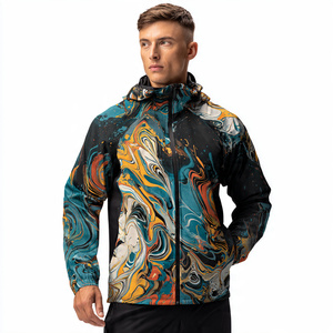 Waterproof Wind Resistant Soft Shell Jacket Men Waterproof Zipper Soft Shell Jackets Men's Hiking Softshell Hoodie Mens - Product Image 5