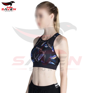 Nouveauté 2026 : Soutien-gorge de sport respirant et uni pour femme, design élégant et moderne, impression par sublimation, idéal pour le yoga et le fitness - Product Image 2
