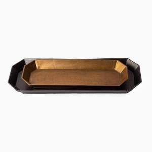 Elegante Bandeja de Servir Metálica con Acabado Plateado para el Hogar, Plato Rectangular Decorativo para Chocolates, Ideal para Regalos de Ramadán, Eid y Festividades - Product Image 2