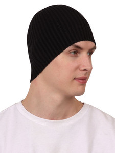 Unisex Solid Black <b>Beanie</b> 100% Acrylic Knit Winter Hat Casual Style Adult 56-58CM Head Circumference Custom <b>Beanies</b> Mens - Product Image 4