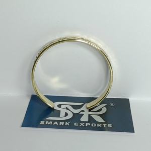 Elegante Brazalete de Latón Grabado, Ajustable, Hecho a Mano, con Patrón Tradicional, Unisex, Ligero, para Uso Diario o Festivo - Product Image 3