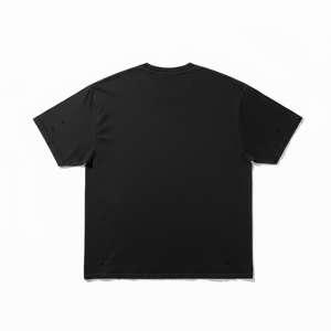 T-shirt surdimensionné personnalisé par le fabricant, imprimé graphique, streetwear pour hommes, coton lourd, vintage, effet délavé à l'acide - Product Image 4