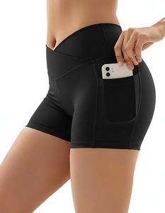 กางเกงโยคะฟิตเนสเอวสูงสำหรับผู้หญิง ผ้าสแปนเด็กซ์/ไนลอน ยืดได้สี่ทิศทาง แห้งเร็ว ระบายอากาศ ป้องกันแบคทีเรีย น้ำหนักเบา - Product Image 1