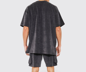 Shorts en coton d'été pour hommes, shorts de jogging en coton, shorts pour hommes de haute qualité, ensemble t-shirt et shorts deux pièces - Product Image 5
