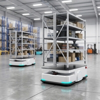 ZENS Nouveau Véhicule à Guidage Automatisé (AGV) Robot à Navigation Laser pour la Logistique d'Entrepôt Intelligent et la Manutention de Matériaux, Type de Levage Autonome