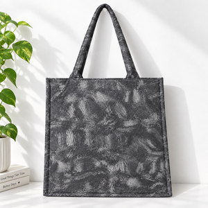 Pink Printed Cotton <b>Canvas</b> Tote <b>Bag</b> Reusable Shopping <b>Bag</b> Custom Logo <b>Plain</b> Shoulder Carry <b>Bag</b> eco friendly <b>bag</b> for daily use - Product Image 5