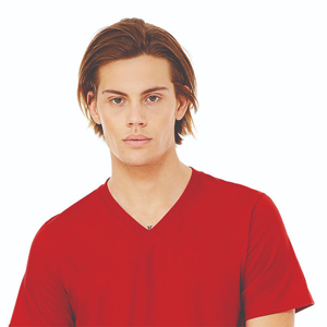 เสื้อยืดแฟชั่นฤดูร้อนใหม่ คอวี ทรงเข้ารูป สีพื้น สำหรับผู้ชาย ไซส์ใหญ่ ระบายอากาศได้ดี ผ้าฝ้ายใยไผ่ สวมใส่สบาย สามารถปรับแต่งได้ - Product Image 4