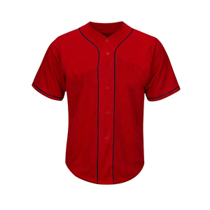 Camiseta de Béisbol Unisex Personalizada de Alta Calidad, Camiseta con Botones y Estampado Personalizado Completo, Camisetas de Béisbol de Manga Corta en Tallas Grandes - Product Image 5
