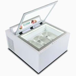 ตู้แช่เจลาโต้แบบตั้งโต๊ะ Kolice TSD-60A สามช่อง สำหรับเสิร์ฟขนมหวาน - Product Image 1