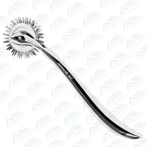 Instrument Tickler Pin <b>Wheel</b> for Adult Couples Bedroom Silver Stylish Wartenberg Neuro Pinwheel Strong Stainless Steel - Product Image 4