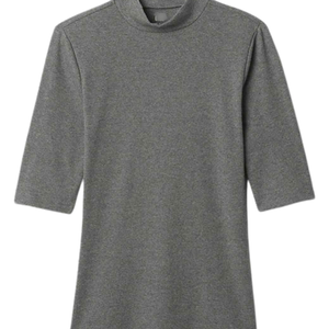 Sudadera con capucha de algodón de gran tamaño de lujo personalizado cuello alto - Product Image 2