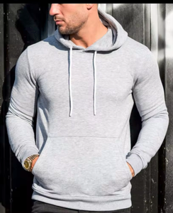 Sweat à capuche oversize en molleton de coton et polyester avec double capuche, poche et poignets côtelés pour un style décontracté contemporain - Product Image 5