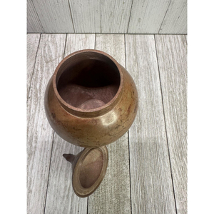 Unique Pattern Luxury Style Glossy Gold Color Table Ginger Jar for Gifting Purpose Simple Design Texture Airtight Jar Supplies - Product Image 2