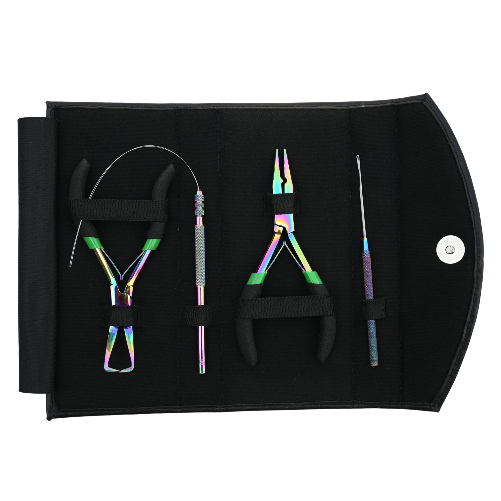 Rainbow hair Extension tools Kit
