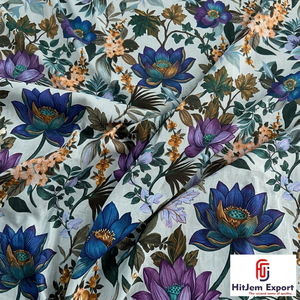 Fabricante de Telas de Poliéster Impresas Digitalmente Personalizadas, Textil Duradero y Moderno para Prendas, Vestidos, Decoración del Hogar, Exportación - Product Image 4