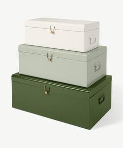 Caja de herramientas de aluminio con placa de diamante y asa reforzada para uso pesado - Product Image 3