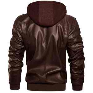 <b>Men</b> Western Leather <b>Jacket</b> Genuine Leather Full Zip Casual Outdoor Regular Fit Soft Durable Everyday Outerwear - Product Image 4