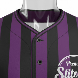 Custom Sublimation <b>Baseball</b> Jersey Latest Design Your Own Button Team Uniform Breathable Quick Dry 100% Polyester Anti-Bacterial - Product Image 6