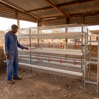 Cage à poules pondeuses automatique de type H pour élevages avicoles commerciaux, équipement de ponte des œufs