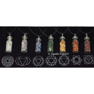Lot Prix Sept Chakra Ensembles Pierres Précieuses Minérales Naturelles Conception Antique 9 Chakra Pendentif Guérison Cristal Pierre Artisanat - Product Image 5