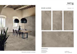 Carreaux de porcelaine de qualité export, surface mate, en format 60x120cm, 600x1200mm, 24x48, pour projets intérieurs haut de gamme. - Product Image 2