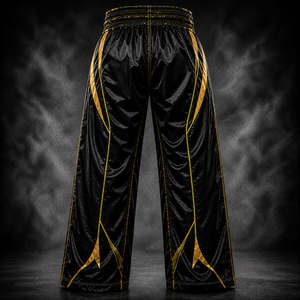 Pantalons de kickboxing de qualité supérieure, internationaux, durables et légers, pour les professionnels et les combattants. - Product Image 2