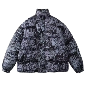 Vestes matelassées imperméables et coupe-vent pour enfants, style streetwear, légères, sublimées, impressions de haute qualité, fabrication directe - Product Image 1