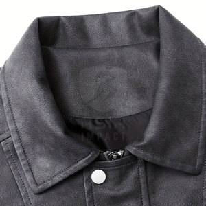 Chaqueta de Cuero para Hombre, Cómoda, Material Suave y Duradero, Ideal para el Invierno, Uso Diario, Moda Casual - Product Image 3
