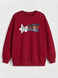 Sudadera de Invierno para Mujer, Cuello Redondo, Transpirable, Ecológica, Manga Larga, Secado Rápido, Diseño Liso, Precio al por Mayor - Product Image 5