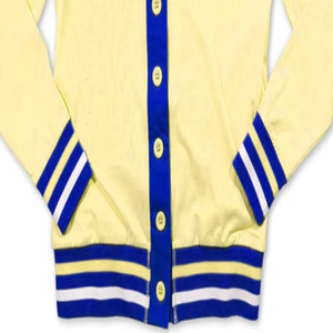 Cardigan en tricot d'hiver pour université et collège à manches longues avec logo personnalisé et broderie - Product Image 3