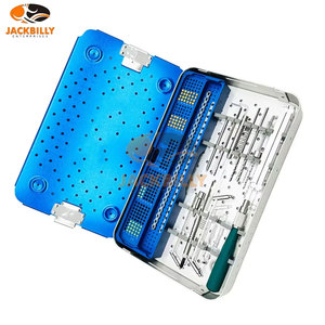 Kit complet d'instruments chirurgicaux orthopédiques vétérinaires avec système de plaques de blocage en acier inoxydable et source d'alimentation manuelle - Product Image 3