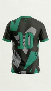 Camiseta Deportiva de Verano Personalizada Premium, de Secado Rápido, en Poliéster, para Esports, con Impresión por Sublimación, Uniforme de Equipo, Proveedor OEM ODM - Product Image 4